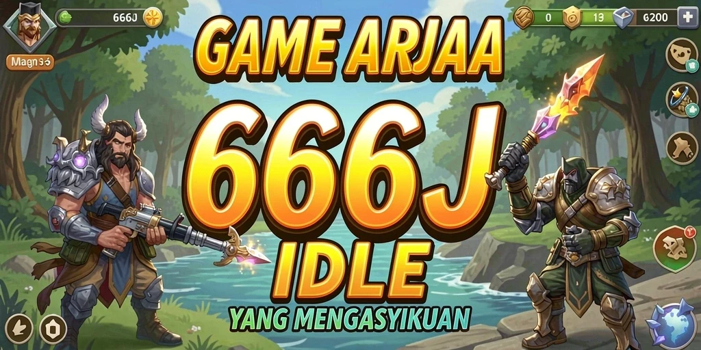 Screenshot gameplay 666J menunjukkan elemen Idle yang mengasyikkan.