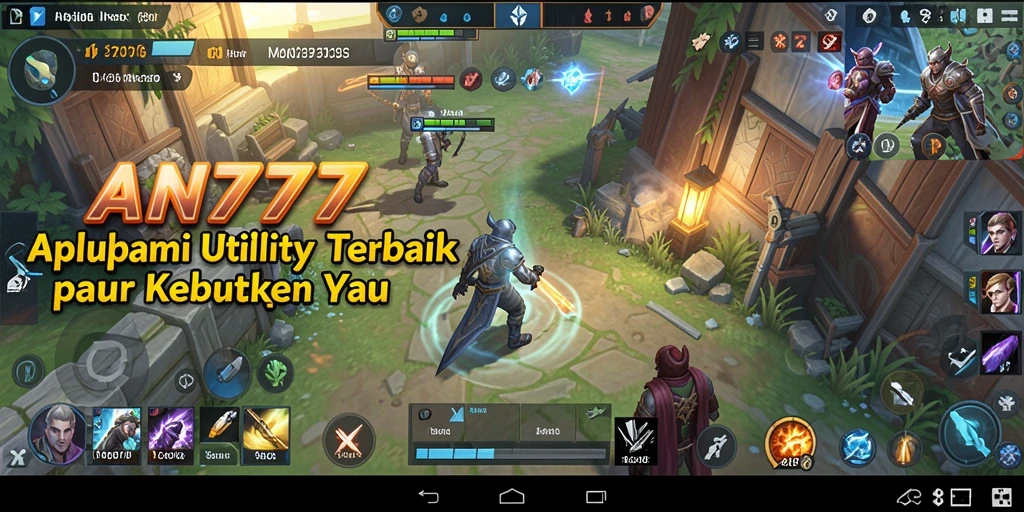 Tampilan antarmuka AN777 yang user-friendly dan fungsional.