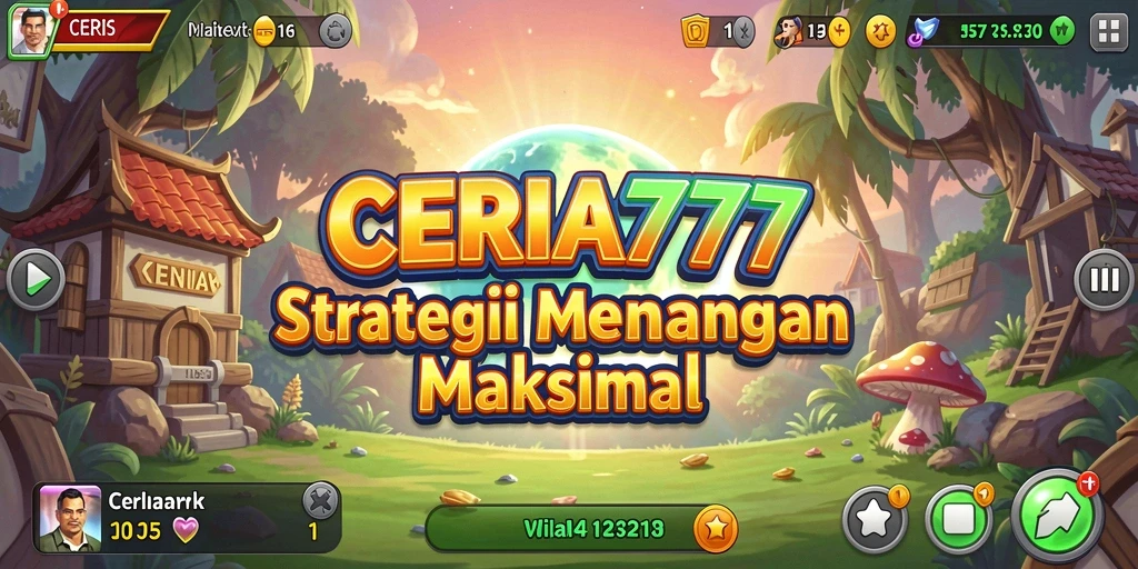 Screenshot CERIA777 menampilkan momen seru dalam permainan strategi.