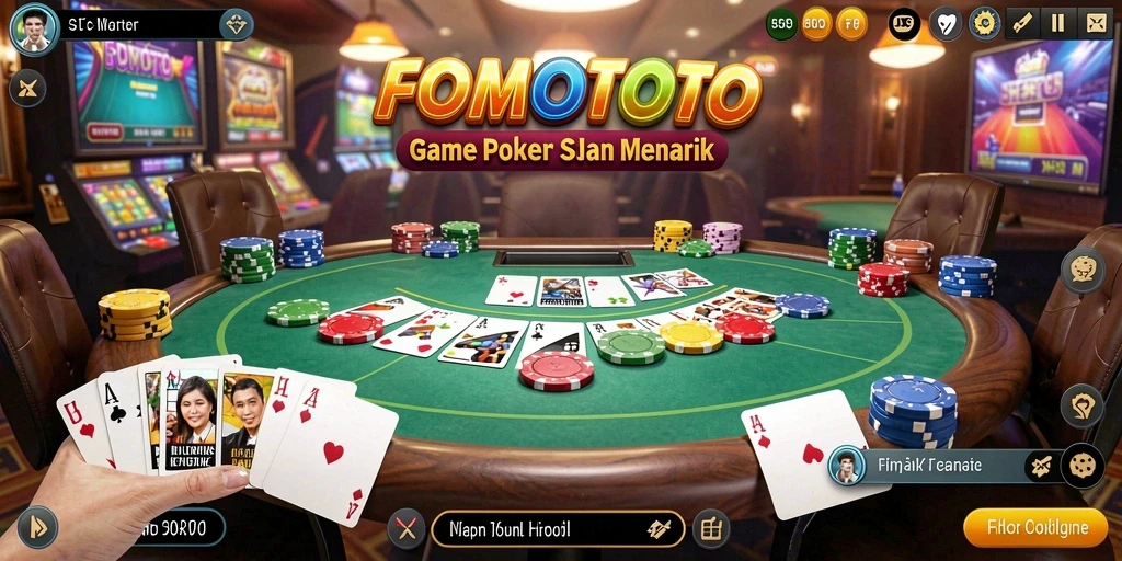 Gameplay seru FOMOTOTO dengan pemain aktif.
