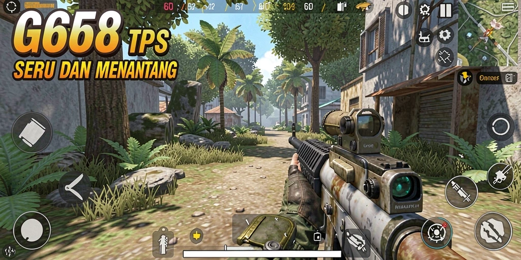 Tampilan gameplay mendebarkan G668 dalam aksi TPS.