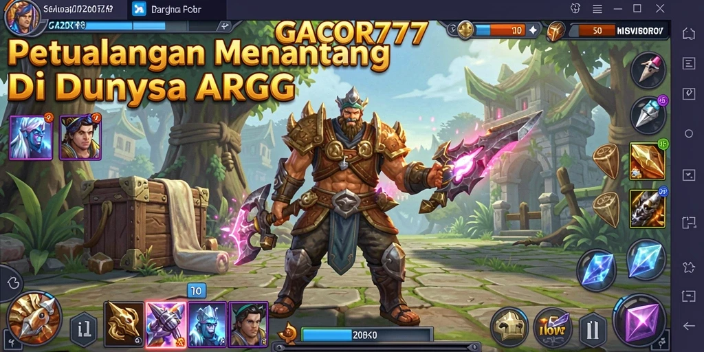 Tangkapan layar menarik yang menunjukkan pertarungan epik dalam GACOR777.
