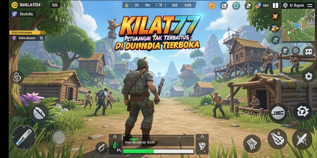 Tampilan menarik dari gameplay KILAT77 dalam dunia terbuka.