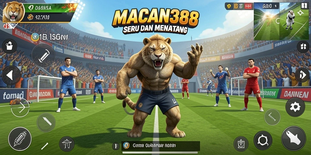 Screenshot gameplay <strong>MACAN388</strong> menampilkan aksi seru dalam olahraga.