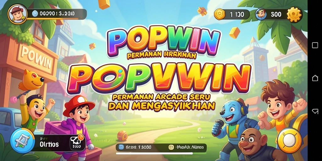 Screenshot POPWIN menampilkan aksi seru dari gameplay Arcade yang mengasyikkan.