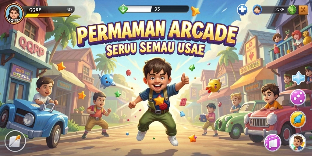 Screenshot gameplay QQRP menunjukkan aksi seru dan tantangan menarik.