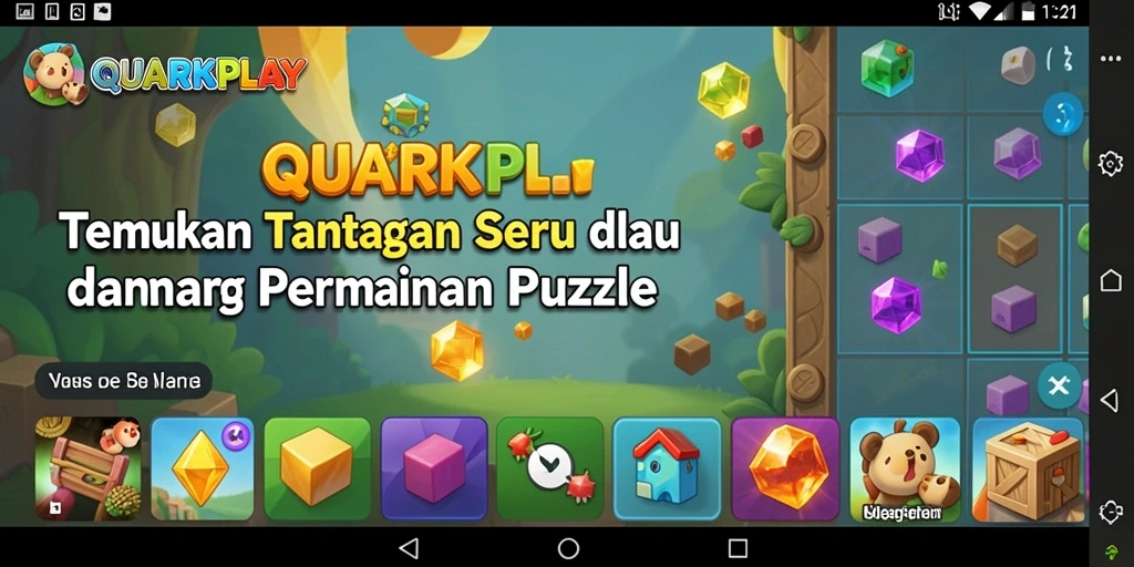 Tampilan gameplay seru dan penuh warna dari QUARKPLAY