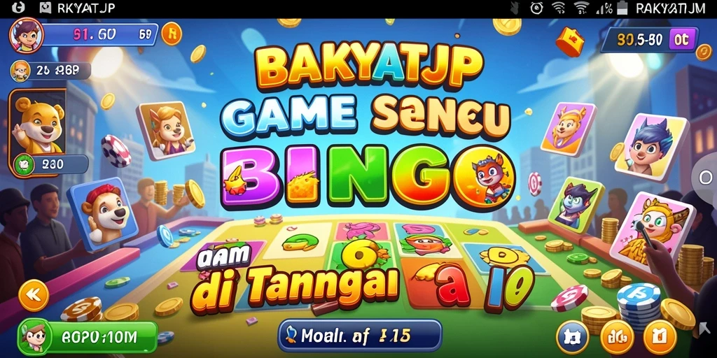 Tampilan gameplay seru dari RAKYATJP yang penuh warna.