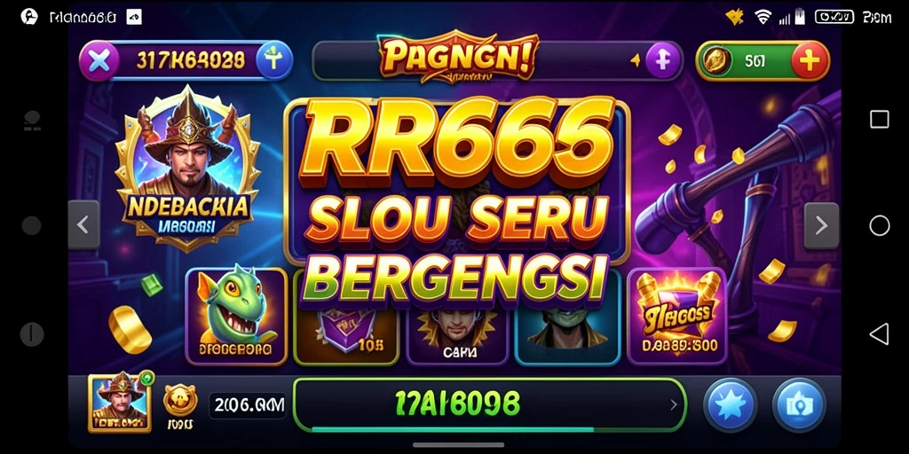 Gameplay menarik di RR666 dengan berbagai fitur Slot.