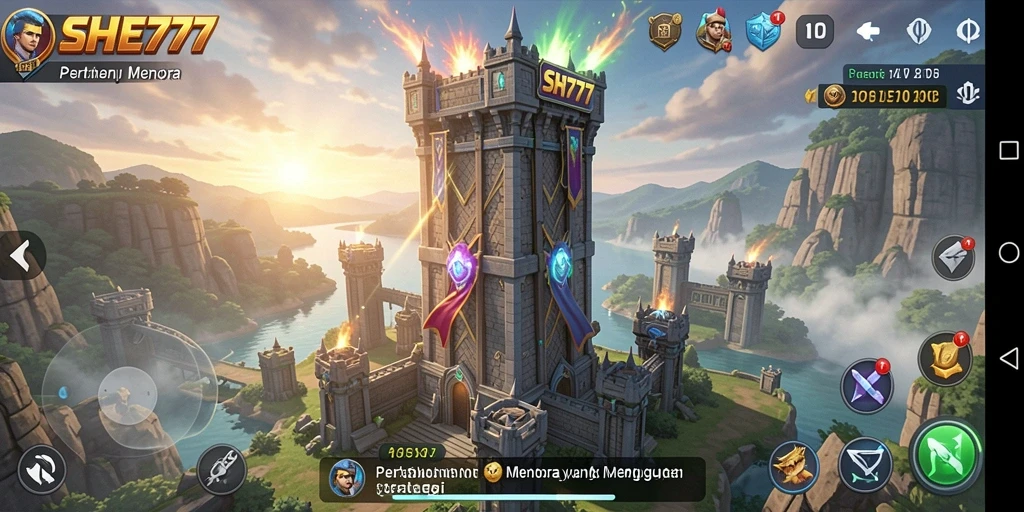 Tampilan gameplay SHE777 yang intens dan strategis dalam bertahan.