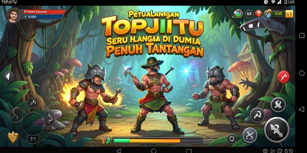 Screenshot gameplay TOPJITU yang menampilkan aksi seru dalam petualangan.