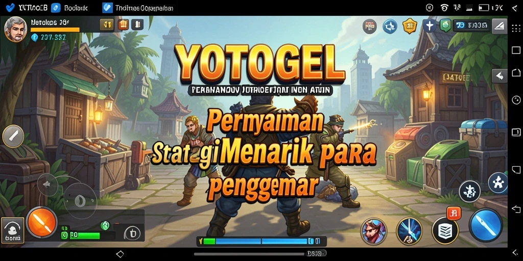 Screenshot gameplay YOTOGEL menampilkan aksi strategi mendebarkan.